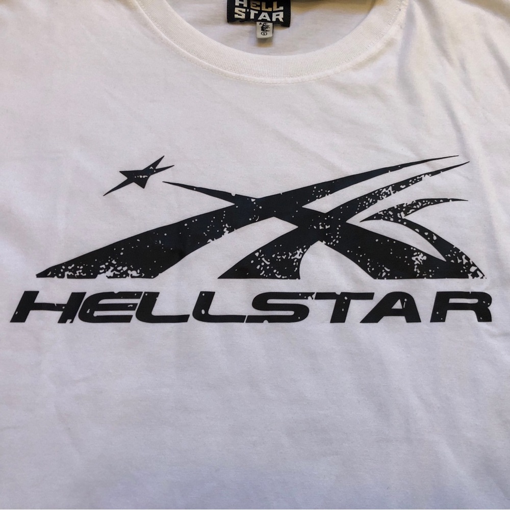 Hellstar Capsule 10 Path to Paradise White Black Graphic T-Shirt Men's Small NWT - Picture 3 of 16